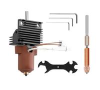 Pièces d'imprimante 3D for K1C K1 Max Hotend Kit Kit de bloc chauffant en céramique à échange rapide Buse 0,4 0,6 0,8 mm Impression haut débit(Package 4)