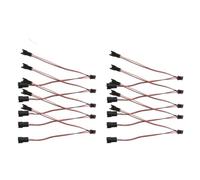 Pièces d'imprimante 3D Hotend, ventilateur de refroidissement, câble de connexion parallèle, 2 broches XH2.54, Terminal femelle à mâle, ligne de connecteur, 3/5/10 pièces(10pcs)