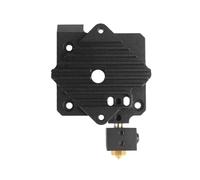 Pièces d'imprimante 3D Titan Aero, bloc de refroidissement, dissipateur de chaleur, extrudeuse V6, radiateur Hotend 1.75mm à courte portée, 1 pièce(Black)