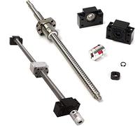 pièces d'imprimante Accessoires d'imprimante 3D, vis à Billes 360 mm 1 Jeu Anti-Jeu RM1605 et écrou + BF12/BK12 + 6.35 Accessoires d'imprimante de couplage 10 mm