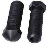 pièces d'imprimante Acier trempé Compatible avec les pièces de rechange pour imprimante 3D Volcano Nozzle M6 Compatible avec le filament PEI PEEK ou en fibre de carbone E3D Compatible avec l'imprimant