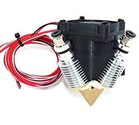 pièces d'imprimante Kit complet d'extrudeuse - Buse multicolore en laiton Lite6 3 en 1 sortie 0,4 mm compatible avec les couleurs de mélange de filaments de 1,75 mm Multi buse compatible avec l'imprim