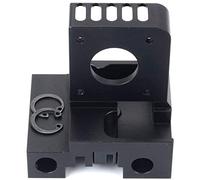 pièces d'imprimante Kit de chariot d'arbre X en alliage d'aluminium noir 17 support moteur + curseur X + clip de ceinture compatible avec les composants d'extrudeuse Prusa I3 MK2 Titan Aero Extruder (