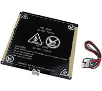 pièces d'imprimante Pièces de Rechange d'imprimante Noir 12V MK3 220X220mm Plaque chauffante Plate-Forme Autocollant carré Compatible avec imprimante 3D