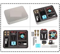 pièces d'imprimante Pièces de rechange pour imprimante 3D Hotend 2 en 1-S1 compatibles avec l'extrudeuse Bowden MK8 Titan V6 Commutation double hotend 2 couleurs multicolore 0,4 kits de buse imprimant