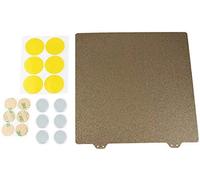 pièces d'imprimante Pièces d'imprimante 3D 220x220mm Or Double Texture Feuille PEI Poudre Steelte avec 6 Blocs magnétiques pour Accessoires d'imprimante 3D