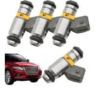 Pièces d'injecteur de voiture | 4 pièces Kit d'injecteur du moteur d'émissions réduit | Amélioration des pièces de remplacement de l'atomisation pour les camions conducteurs de camions.