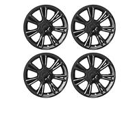 Pièces d'intérieur voiture Kit De Protection De Capuchon Moyeu De Roue De Voiture 19 Pouces Enjoliveurs De Remplacement Couvercle De Moyeu De Décoration Compatible Avec Tesla Pour Model Y 2021 2022