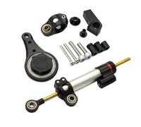 Pièces direction Compatible Avec Ninja Pour ZX636 Pour ZX6R 2005-2006 Kit De Support De Fixation Universel Pour Amortisseur De Direction Et Stabilisateur De Moto(Silver)