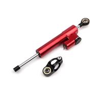 Pièces direction Compatible Avec Yamaha Pour MT09 Pour FZ09 2013-2020 Pour Pcx160 Pour Suzuki Amortisseur De Direction Stabilisateur De Moto Support Fixation Universel(Red)
