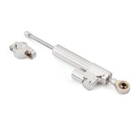 Pièces direction Compatible Avec Yamaha Pour YZFR1 1998-2001 Support De Stabilisation D'amortisseur De Direction Moto Réglable Accessoires Universels(Silver)