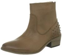 PIECES Ditte Leather Boot, Boots Femmes - Marron (Cognac), 37 EU