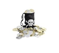 Pièces d'Or avec Sac de Pirate