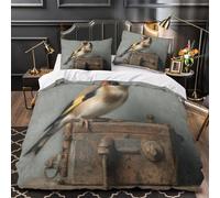 Pièces d'or Parure de Lit Imprimé en 3D Microfibre résistante Ultra Douce Thème de la finance de luxe Housse de Couette Fermeture Éclair Super Douce Hypoallergique for Ado Super king（260x220cm）