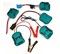 Pièces d'outils pour batterie lithium-ion Makita 18V, support d'alimentation externe, connecteur DIY, adaptateur, support de fixation, câble, allume-cigare de voiture DC CLIP