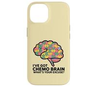 Pièces du Puzzle I've Got Chemo Brain : Quelle est Votre Excuse pour Le Cancer Coque pour iPhone 14