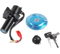 pièces du système d'allumage de Moto pour Yamaha YBR 125 K YBR125K YBR125 pour Moto Interrupteur D'allumage Serrure Capuchon Clé(A Set)