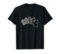 Pièces dynamiques de Chevaux d'échecs en Mouvement T-Shirt