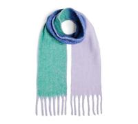 PIECES Écharpe 'PCBEA' bleu foncé / vert gazon / lilas, Taille One Size