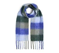 PIECES Écharpe 'PCBEA' bleu / kaki / vert foncé / blanc, Taille One Size