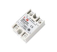 Pièces électroniques Relais à semi-conducteurs monophasé SSR 10DA-100A contrôle cc AC 3-32VDC entrée 24-380VAC sortie Dissipation thermique 1 pièces (Size : SSR-40DA)