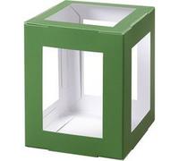 Pièces en carton pour lanterne, 135x135x180 mm, vert