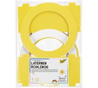 Pièces en carton pour lanterne, jaune