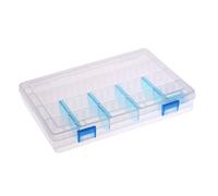 Pieces Enfichables Bleues Trousse À Outils Multi-Fonctionnelle En Plastique Pour Boîte À Leurre