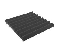 pièces/ensemble 50x50X5CM panneau de mousse acoustique traitement à domicile carreaux d'absorption acoustique, noir