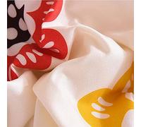 pièces Ensemble Coton qualité Luxueuse de literie Confortable Coquette Couette à imprimé Floral Pied avec des glissières tiens 2 taies (Couleur: (j)