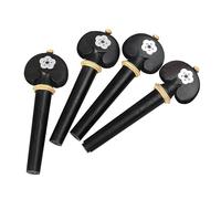 Pièces Et Accessoires Pour Violon Chevilles D'accordage Pour Violon En Ébène Sculpté Boutons Trou Ouvert Accessoires Pour Instruments De Musique(Type2)