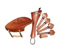 Pièces Et Accessoires Pour Violon Lensemble Daccessoires Pour Violon En Ébène Et Palissandre Comprend Du Matériel Prêt À Lemploi Des Chevilles Daccordage(Rosewood 1)