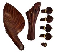 Pièces Et Accessoires Pour Violon Les Accessoires Pour Violon Y Compris Les Chevilles Et Broches De Réglage La Mentonnière Du Cordier(Rosewood)