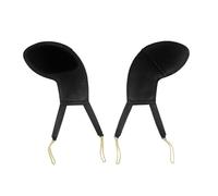 Pièces Et Accessoires Pour Violon Mentonnière Pour Violon Épaulière En Cuir Souple Accessoire Pour Instrument À Cordes(Black 1-8 1-16)