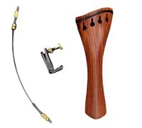 Pièces Et Accessoires Pour Violon Plaque Arrière De Violon Style Harpe Avec Accordeur Robuste Et Durable(Rosewood)