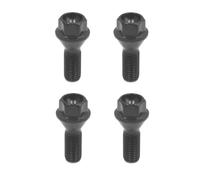 pièces extérieures auto Compatible avec BMW E30 E36 E46 E60 E90 4 pièces boulons de roue noirs écrous de roue goujons de roue accessoires automobiles OE 36136781150