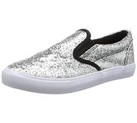 PIECES Femme Chaussures Psjacinda Glitter Silver Mocassin, Couleur argentée, 36 EU