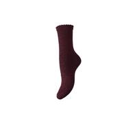 PIECES Femme Glitter Socks Pcsebby Chaussettes Longues À Paillettes Noos Bc, Tawny Port, Taille Unique EU