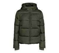PIECES Femme New Short Puffer Jacket Pcbee Noos BC Veste Rembourrée Courte, Marron, L EU