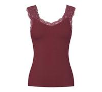 Pieces Femme Pcbarbera Lace Top Noos BC Débardeur, Tawny Port, M EU