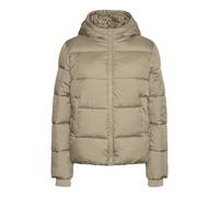 PIECES Femme Pcbee New Short Puffer BC Jacket, Gris Clair, L EU