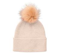 Pieces Femme Pcbina Wool Hood W. Fold Up Noos Bc Bonnet , Gris Whitecap,Taille unique