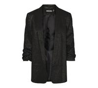 PIECES Femme Pcbosella Blazer 3/4 Glitter Noos, Noir, XL EU