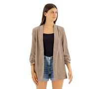 Veste femmes Pieces PCBOSS 3/4 PRINTED BLAZER Marron EU M