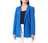 PIECES PCBOZZY LS Loose Blazer Noos BC, Bleu Mazarine, L Femme