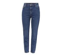 Pieces Femme Pckesia Mom Hw Ank JNS Db327-vi BC Jeans Not Applicable, Dark Blue Denim, L