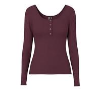 PIECES T-shirt 'PCKitte' lie de vin, Taille XL