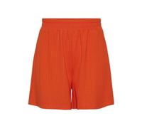 PIECES Femme Pckylie Hw Noos Shorts, Tangerine Tango, S EU