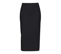 Pieces Femme Pckylie MW Midi Skirt Noos Jupe Not Applicable, Black, S