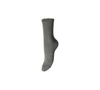 PIECES Femme Pcsebby Glitter Long Pack De Chaussettes Noos, Vert Lichen Profond/détail : Lurex Tonique, Taille Unique EU